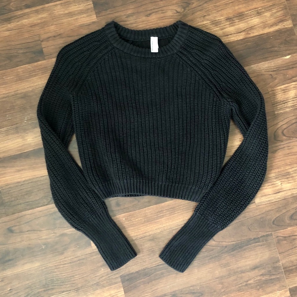 American Apparel Cropped Fisherman Pullover